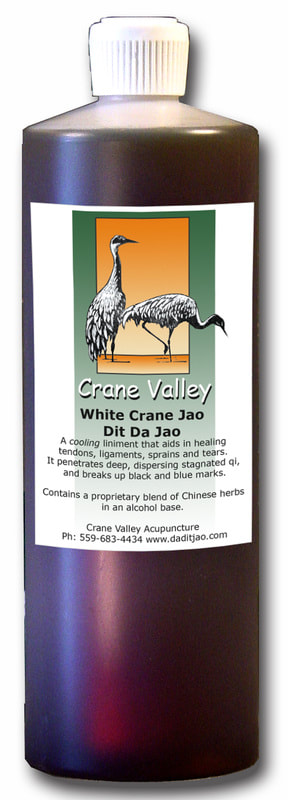 Crane Valley White Crane Jao for relief from sports injuries